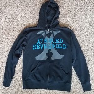 Avenged Sevenfold Hoodie A7X black skull